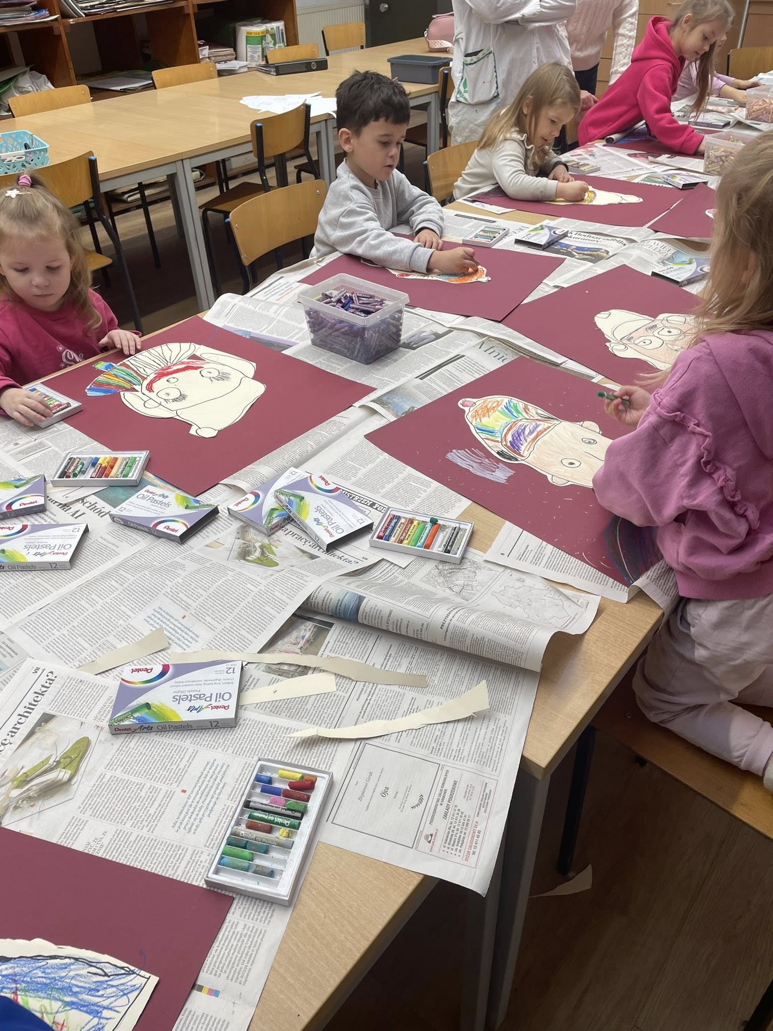 Warsztaty w Galerii Twórczości Plastycznej Dziecka